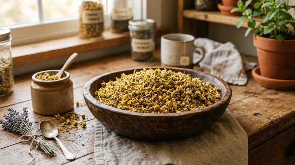Dried Chamomile Flowers