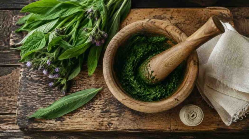 how to Make a Comfrey Poultice