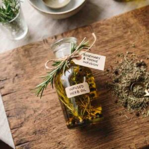 herb infused olive oil